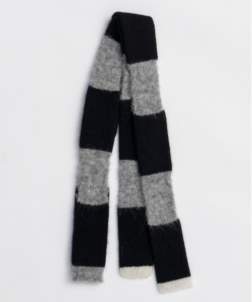 MAISON SPECIAL(メゾンスペシャル)の「Slim Muffler / スリムマフラー(マフラー・レディース・ブラック/マルチ・FREE)」の7枚目の写真