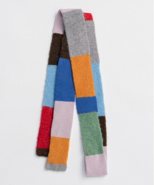 MAISON SPECIAL(メゾンスペシャル)の「Slim Muffler / スリムマフラー(マフラー・レディース・ブラック/マルチ・FREE)」の10枚目の写真