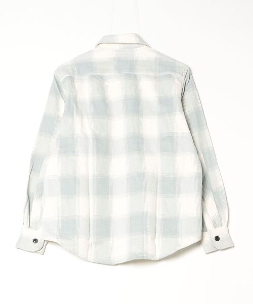 Coffee & Cigarettes(コーヒーアンドシガレッツ)の「10B10 Heavy Flannel One Wash Work Shirt / ヘビーネル ワンウォッシュ ワークシャツ F(シャツ/ブラウス・メンズ・ブルー系/サックスブルー系・XL/M/L)」の11枚目の写真