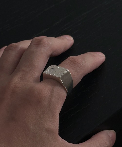 whoseA(フーシー)の「【silver925】StoneforgeSignetRing / ストーンフォージシグネットリング(リング・メンズ・シルバー・19号/17号/15号/11号)」の4枚目の写真