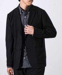 GLOSTER | 【オンオフ兼用の大人カジュアルジャケット】両面起毛 ストレッチジャケット(テーラードジャケット)