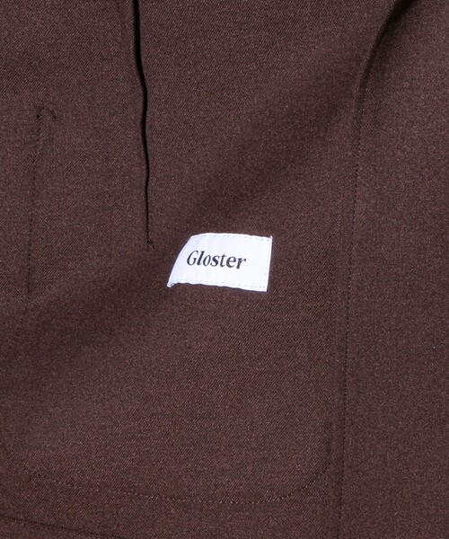 GLOSTER（グロスター）の「【オンオフ兼用の大人カジュアルジャケット】両面起毛 ストレッチジャケット（テーラードジャケット・メンズ・ブラック/ダークブラウン/ネイビー・S/M/L）」の15枚目の写真
