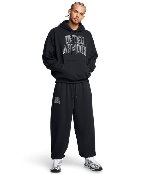 UNDER ARMOUR(アンダーアーマー)の「UAアイコン ヘビーウェイト テリー オーバーサイズ フーディー(トレーニング/メンズ)(スウェット・メンズ・ブラック・L/S/M/XL/2XL)」の3枚目の写真