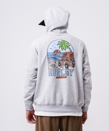 Hurley  | 【Hurley:ハーレー】スウェットフーディー　プルオーバーパーカー　バックプリント　吸水速乾　SWEAT CHILL OUT CAMP HOODIE(パーカー)