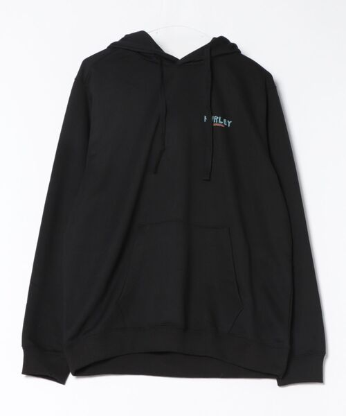 Hurley （ハーレー）の「【Hurley:ハーレー】スウェットフーディー　プルオーバーパーカー　バックプリント　吸水速乾　SWEAT CHILL OUT CAMP HOODIE（パーカー・メンズ・ブラック/ヘザーグレー・MEDIUM/LARGE）」の12枚目の写真