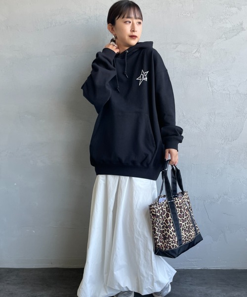 HUF（ハフ）の「[HUF/ハフ] H STAR LOGO バックプリント スウェットパーカー（パーカー・レディース・ブラック・M/L）」の10枚目の写真