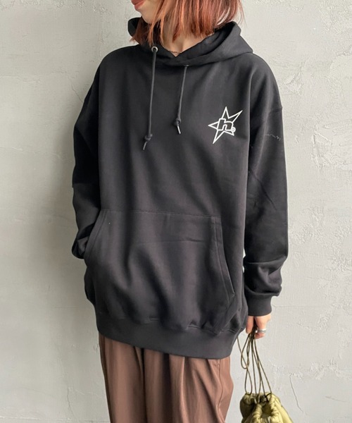 HUF（ハフ）の「[HUF/ハフ] H STAR LOGO バックプリント スウェットパーカー（パーカー・レディース・ブラック・M/L）」の20枚目の写真