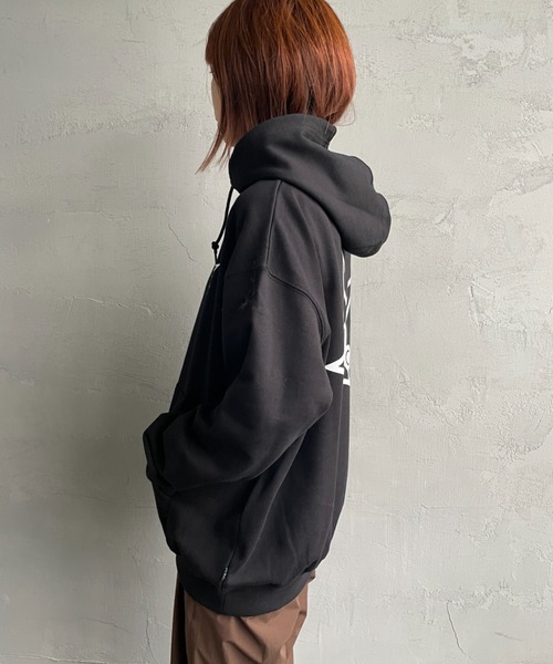 HUF（ハフ）の「[HUF/ハフ] H STAR LOGO バックプリント スウェットパーカー（パーカー・レディース・ブラック・M/L）」の18枚目の写真