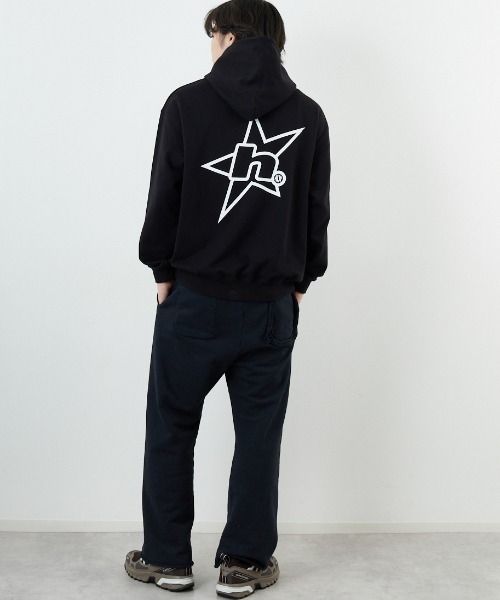 HUF（ハフ）の「[HUF/ハフ] H STAR LOGO バックプリント スウェットパーカー（パーカー・レディース・ブラック・M/L）」の17枚目の写真