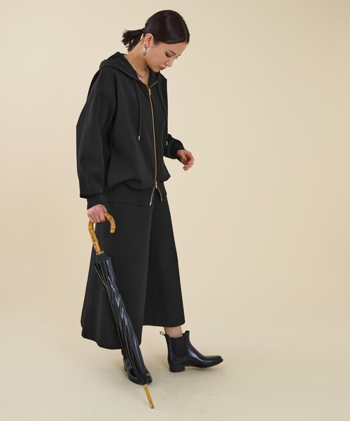 marmors（マルモア）の「【marmors】water repellent knit skirt〈セットアップ対応〉（スカート・レディース・ダークグレー/ブラウン/ブラック・36）」の17枚目の写真