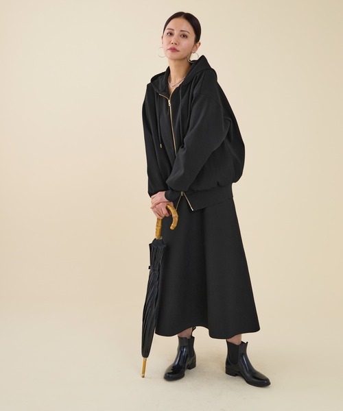 marmors（マルモア）の「【marmors】water repellent knit skirt〈セットアップ対応〉（スカート・レディース・ダークグレー/ブラウン/ブラック・36）」の20枚目の写真