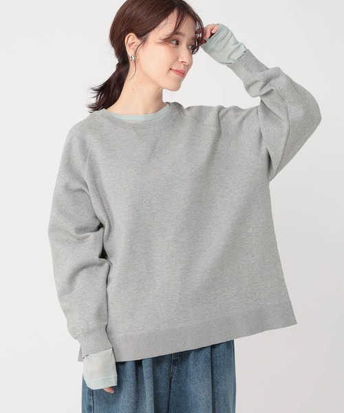 ⭐️BRIEFING Mサイズ ライトグレー セーター セール】【洗える/ちくちくしにくい/静電気軽減】スウェットライク