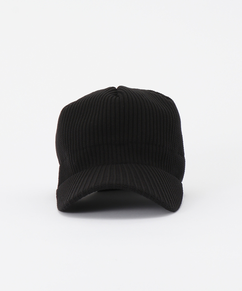 KIJIMA TAKAYUKI(キジマ タカユキ)の「KIJIMA TAKAYUKI POLY KNIT BB CAP MKNY252905:キャップ(キャップ・レディース・ブラック・FREE)」の2枚目の写真