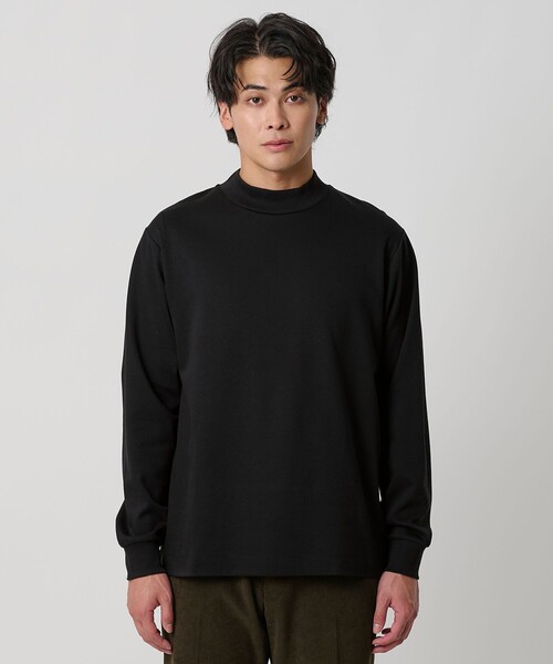 A DAY IN THE LIFE UNITED ARROWS（アデイインザライフユナイテッドアローズ）の「コットン シルケット ポンチ モックネックカットソー＜A DAY IN THE LIFE＞（Tシャツ/カットソー・メンズ・モカ/ホワイト/ブラック・L/M/S）」の10枚目の写真