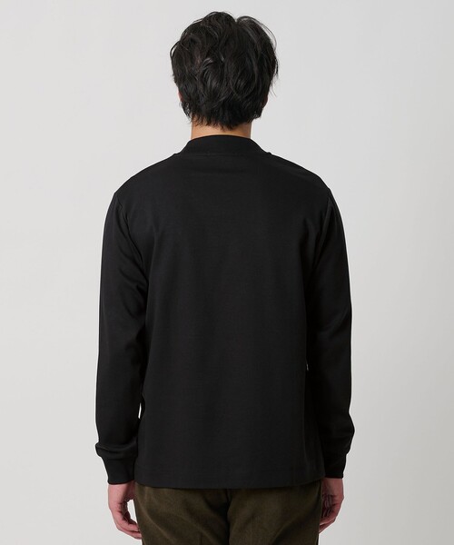A DAY IN THE LIFE UNITED ARROWS（アデイインザライフユナイテッドアローズ）の「コットン シルケット ポンチ モックネックカットソー＜A DAY IN THE LIFE＞（Tシャツ/カットソー・メンズ・モカ/ホワイト/ブラック・L/M/S）」の12枚目の写真