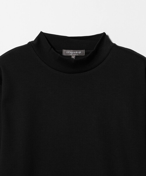 A DAY IN THE LIFE UNITED ARROWS（アデイインザライフユナイテッドアローズ）の「コットン シルケット ポンチ モックネックカットソー＜A DAY IN THE LIFE＞（Tシャツ/カットソー・メンズ・モカ/ホワイト/ブラック・L/M/S）」の22枚目の写真