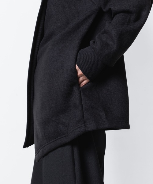 ato(アトウ)の「ASYMMETRY PULL-OVER CARDIGAN(カーディガン/ボレロ・メンズ・ブラック/グレイッシュベージュ・46/48)」の11枚目の写真