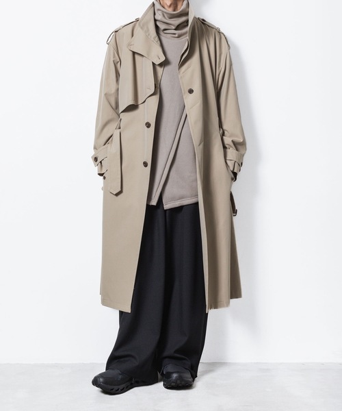 ato(アトウ)の「ASYMMETRY PULL-OVER CARDIGAN(カーディガン/ボレロ・メンズ・ブラック/グレイッシュベージュ・46/48)」の20枚目の写真