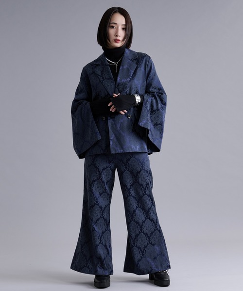 Ellno Loset（エルノロゼット）の「サムホールツキリブタートルニット（ニット/セーター・メンズ・パープル/レッド/ブラック/グレー/オフホワイト/ブルー・SMALL/MEDIUM/LARGE）」の12枚目の写真