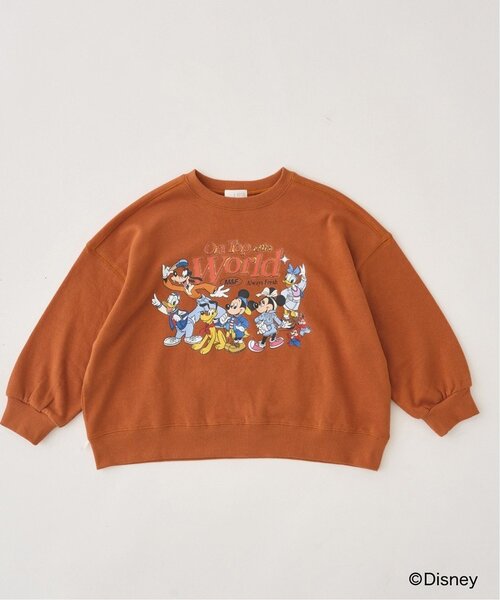 セール】【Disney】【毛玉バイバイ裏毛】ミッキー＆フレンズ