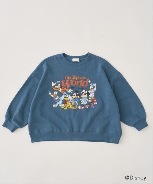 セール】【Disney】【毛玉バイバイ裏毛】ミッキー＆フレンズ