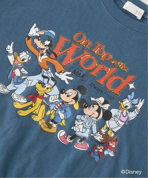 b・ROOM（ビールーム）の「【Disney】【毛玉バイバイ裏毛】ミッキー＆フレンズ/スウェット（スウェット・キッズ・トップグレー/ブルーグリーン/ラベンダー/レンガ・130cm/120cm/140cm/110cm/150cm/100cm）」の19枚目の写真