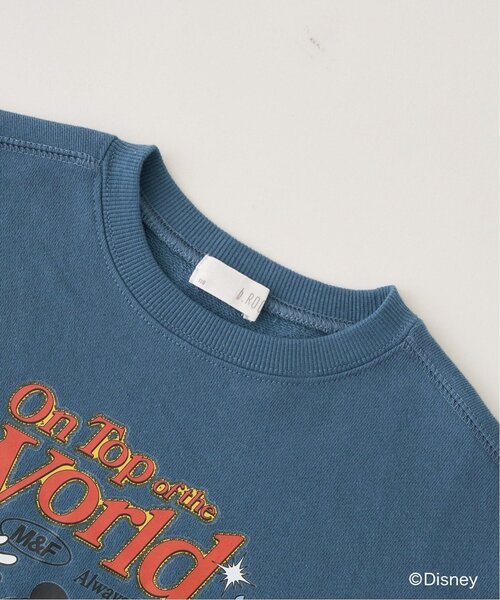b・ROOM（ビールーム）の「【Disney】【毛玉バイバイ裏毛】ミッキー＆フレンズ/スウェット（スウェット・キッズ・トップグレー/ブルーグリーン/ラベンダー/レンガ・130cm/120cm/140cm/110cm/150cm/100cm）」の21枚目の写真