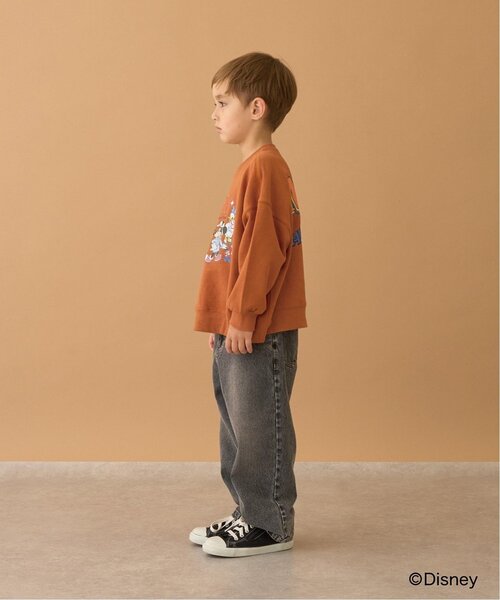 b・ROOM（ビールーム）の「【Disney】【毛玉バイバイ裏毛】ミッキー＆フレンズ/スウェット（スウェット・キッズ・トップグレー/ブルーグリーン/ラベンダー/レンガ・130cm/120cm/140cm/110cm/150cm/100cm）」の17枚目の写真
