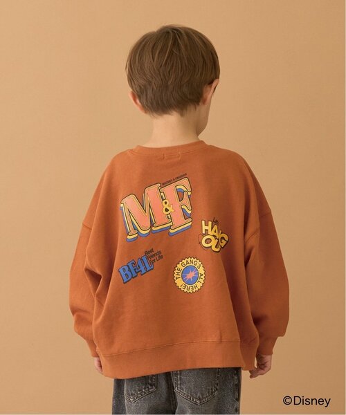 b・ROOM（ビールーム）の「【Disney】【毛玉バイバイ裏毛】ミッキー＆フレンズ/スウェット（スウェット・キッズ・トップグレー/ブルーグリーン/ラベンダー/レンガ・130cm/120cm/140cm/110cm/150cm/100cm）」の18枚目の写真