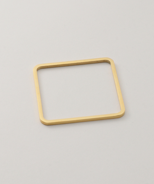 SLOBE IENA（スローブイエナ）の「HARPIE/ハーピー スクエアバングル LEE（ブレスレット・レディース・ゴールド・FREE）」の5枚目の写真