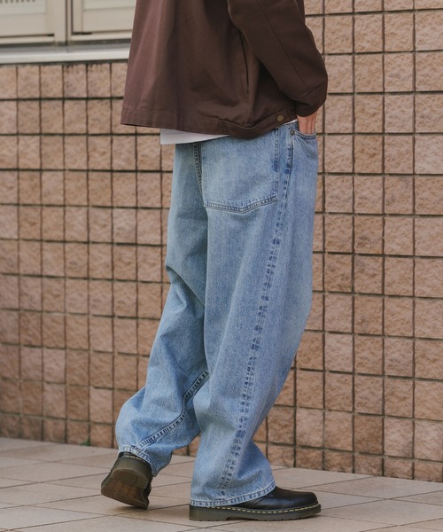 SKEWed/スキュー ストーンウォッシュ加工 コインポケットデニムパンツ