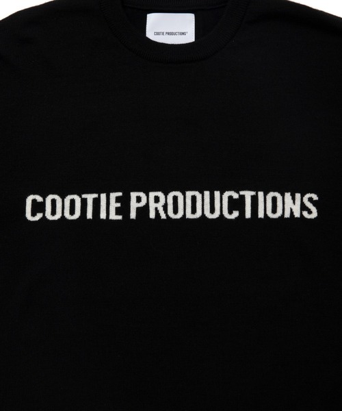 COOTIE PRODUCTIONS（クーティープロダクションズ）の「Intarsia Crew Sweater（ニット/セーター・メンズ・ブラック・SMALL/MEDIUM/LARGE/X-LARGE）」の3枚目の写真