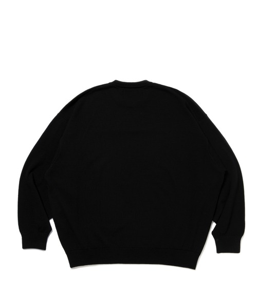 COOTIE PRODUCTIONS（クーティープロダクションズ）の「Intarsia Crew Sweater（ニット/セーター・メンズ・ブラック・SMALL/MEDIUM/LARGE/X-LARGE）」の4枚目の写真