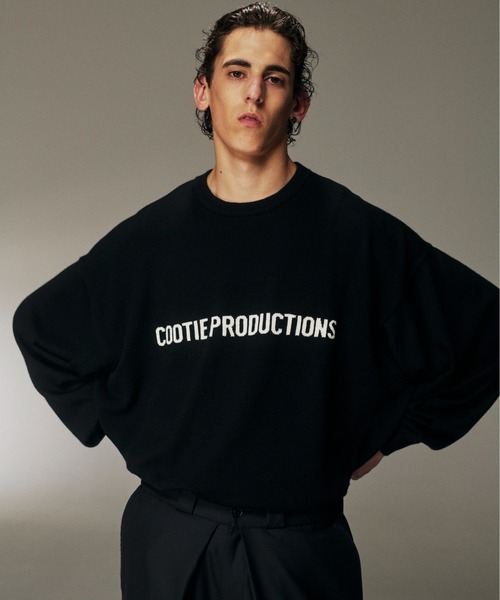 COOTIE PRODUCTIONS（クーティープロダクションズ）の「Intarsia Crew Sweater（ニット/セーター・メンズ・ブラック・SMALL/MEDIUM/LARGE/X-LARGE）」の6枚目の写真