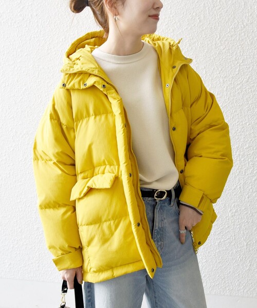 WEB限定】SHIPS any: フーディ ショート ダウン ジャケット 2（ダウン