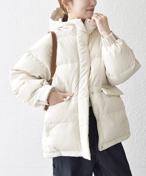 ジャケット・アウター Chipi chan WEB限定】SHIPS any: フーディ ショート ダウン ジャケット 2（ダウン