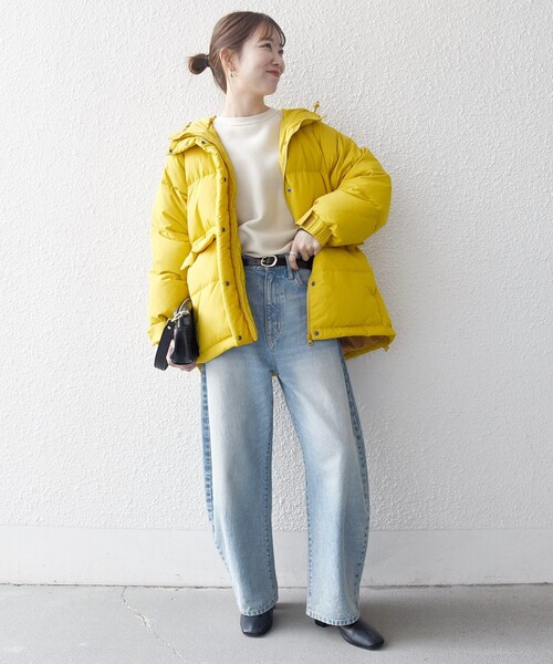 WEB限定】SHIPS any: フーディ ショート ダウン ジャケット 2（ダウン