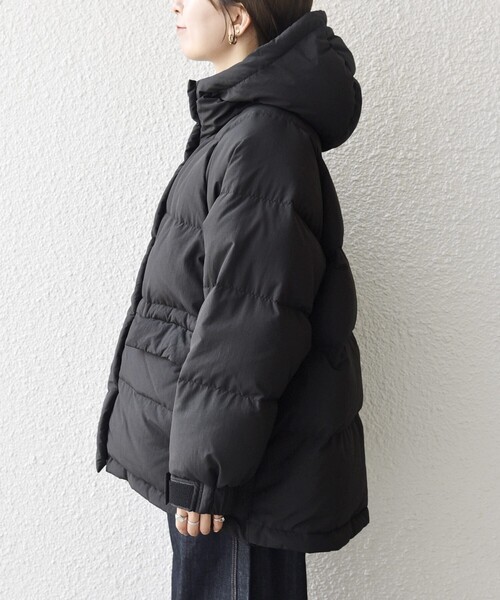 セール】【WEB限定】SHIPS any: フーディ ショート ダウン ジャケット