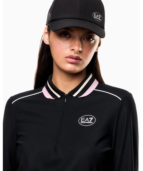EMPORIO ARMANI EA7(エンポリオアルマーニイーエーセブン)の「<オンライン限定>【エンポリオ アルマーニ EA7】Golf Pro ベースボールキャップ テクニカルファブリック(キャップ・メンズ・ブルーグリーン/ブラック・MEDIUM/SMALL)」の7枚目の写真