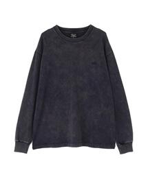Alpha Industries（アルファインダストリーズ）の「【日本限定】Alpha Industries/アルファインダストリーズ/SNOW WASH LS T-SHIRT/スノー ウォッシュ Tシャツ（Tシャツ/カットソー）」