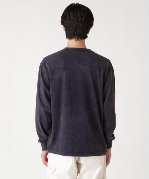 Alpha Industries（アルファインダストリーズ）の「Alpha Industries/アルファインダストリーズ/SNOW WASH LS T-SHIRT/スノー ウォッシュ Tシャツ（Tシャツ/カットソー・メンズ・ネイビー/チャコール/ブラック/ホワイト系2/オリーブ系・2XL/L/M/S/XL）」の18枚目の写真