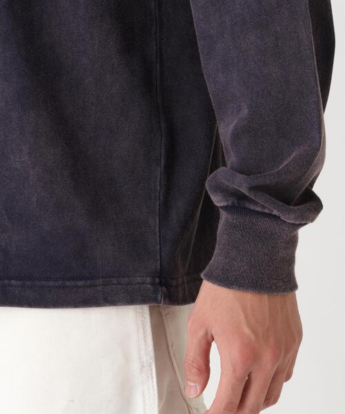 Alpha Industries（アルファインダストリーズ）の「Alpha Industries/アルファインダストリーズ/SNOW WASH LS T-SHIRT/スノー ウォッシュ Tシャツ（Tシャツ/カットソー・メンズ・ネイビー/チャコール/ブラック/ホワイト系2/オリーブ系・2XL/L/M/S/XL）」の22枚目の写真