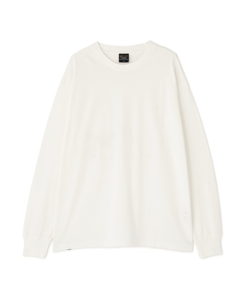 Alpha Industries（アルファインダストリーズ）の「Alpha Industries/アルファインダストリーズ/SNOW WASH LS T-SHIRT/スノー ウォッシュ Tシャツ（Tシャツ/カットソー・メンズ・ネイビー/チャコール/ブラック/ホワイト系2/オリーブ系・2XL/L/M/S/XL）」の9枚目の写真