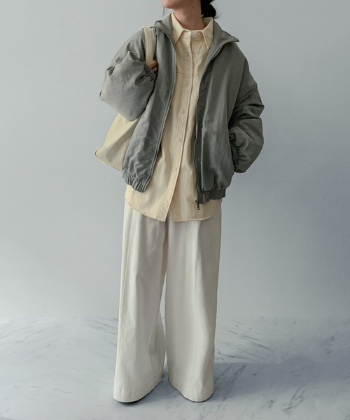 on:nue（オンニュ）の「【on:nue】ミニポーチ付きスエードライクトートバッグ（トートバッグ・レディース・アイボリー/カーキ/ブラック・FREE）」の20枚目の写真