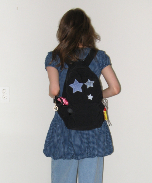RONRON(ロンロン)の「PUMPKIN MINI DRESS BLUE CHECK(ワンピース・レディース・その他・FREE)」の4枚目の写真