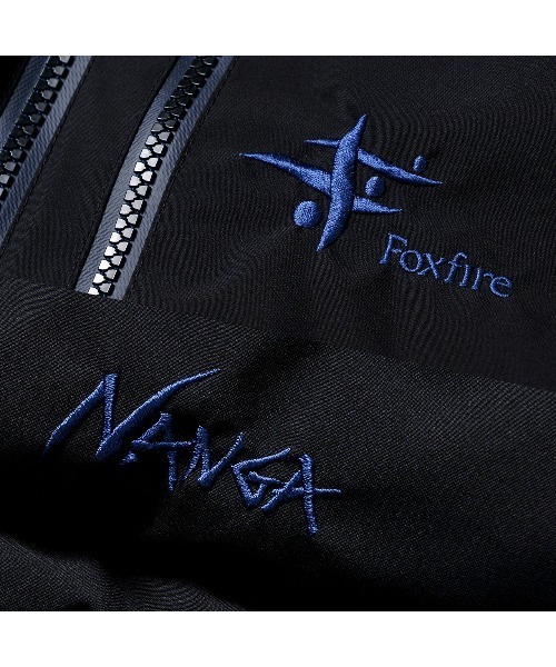 Foxfire（フォックスファイヤー）の「NANGA×Foxfire GORE-TEX WS フィッシングダウンジャケット（ダウンジャケット/コート・メンズ・ブラック/ブルー・S/M/L/XL）」の3枚目の写真