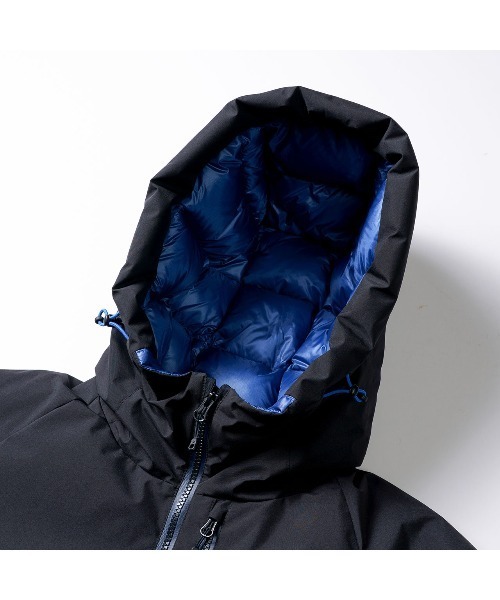 Foxfire（フォックスファイヤー）の「NANGA×Foxfire GORE-TEX WS フィッシングダウンジャケット（ダウンジャケット/コート・メンズ・ブラック/ブルー・S/M/L/XL）」の6枚目の写真