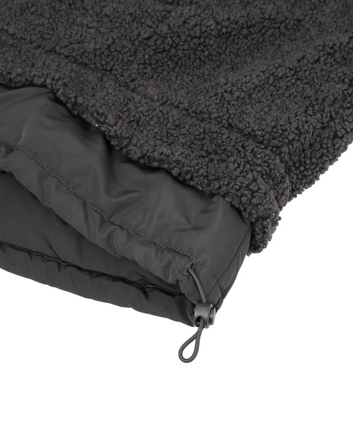 Green　Parks（グリーンパークス）の「異素材コンビスタンドボアブルゾン（ブルゾン・レディース・チャコールグレー/アイボリー/キャメル・FREE）」の12枚目の写真