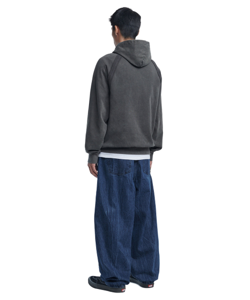 NOMANUAL(NOMANUAL)の「C.W WIDE DENIM PANTS - WASHED BLUE(デニムパンツ・レディース・その他・SMALL/MEDIUM/LARGE/X-SMALL)」の4枚目の写真