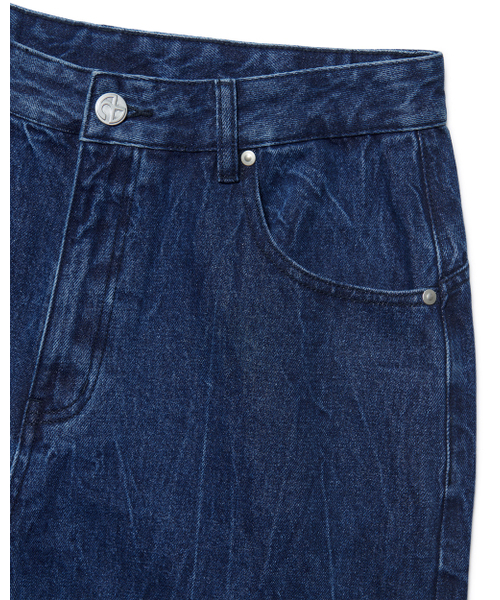 NOMANUAL(NOMANUAL)の「C.W WIDE DENIM PANTS - WASHED BLUE(デニムパンツ・レディース・その他・SMALL/MEDIUM/LARGE/X-SMALL)」の7枚目の写真